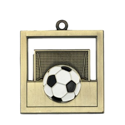 Ace Square Medal - Football 59mm G/S