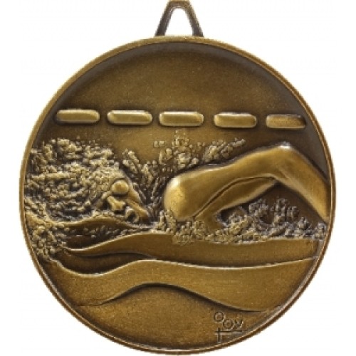 Delux Heavyweight 3D Medal - Swimming