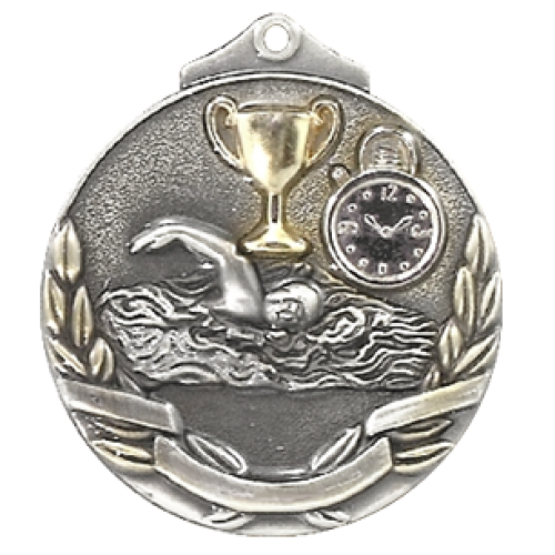 Two-Toned Series Medal - Swimming