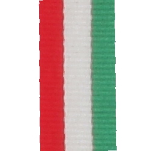 Medal Ribbon - Red/White/Green