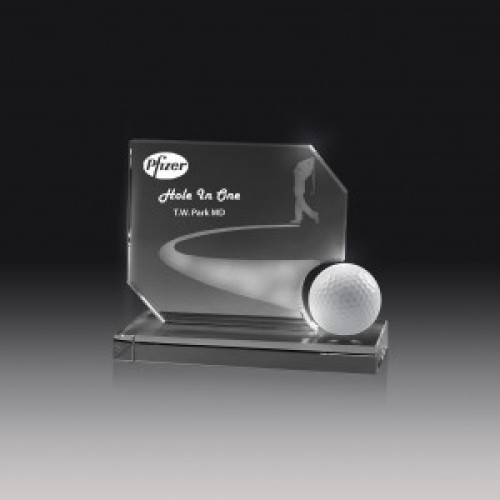 Glass - Ball Pedestal - Golf